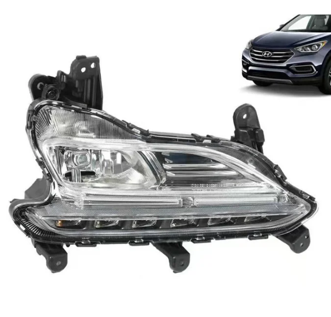 CARVAL Car LED 4 eyes Daytime Running Light DRL Fog Lamp Driving For Hyundai