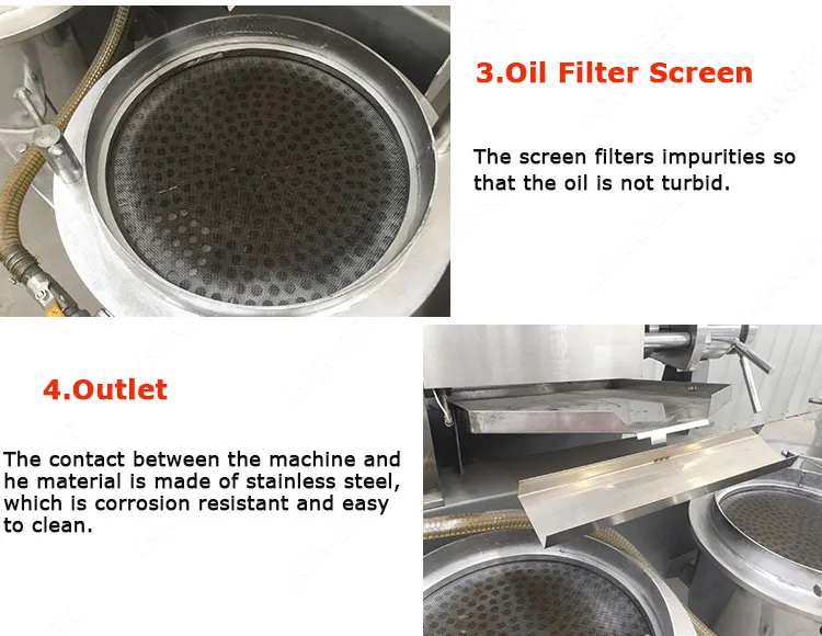 Multi-Functional Automatic Screw Cold Sesame Olive Oil Refinery Press Machine Soybean Oil Mill Machine