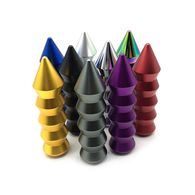 Cone Car Gear Head Shift Knob Universal Aluminum Alloy New High Level SY-PDT0649 Color Box 7-15days Customizable TIYPEOR 50 Pcs