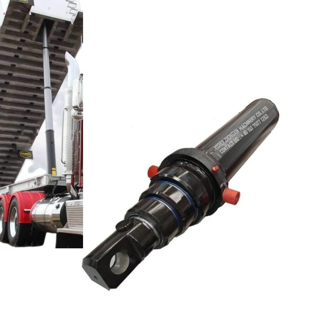 Parker/Hyva  type telescopic hydraulic ram cylinder  factory supply