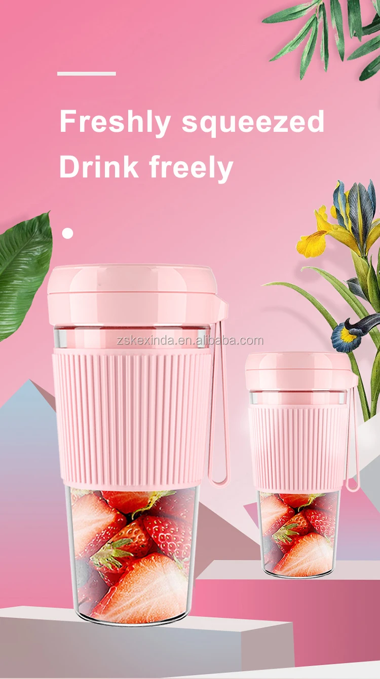 Mini Electric Mixer Cup Portable Smoothie Fruit Vegetable usbJuicer Blerder