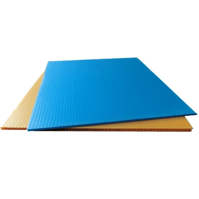Cheap price corrugated plastic cardboard, pp hollow plastic sheets