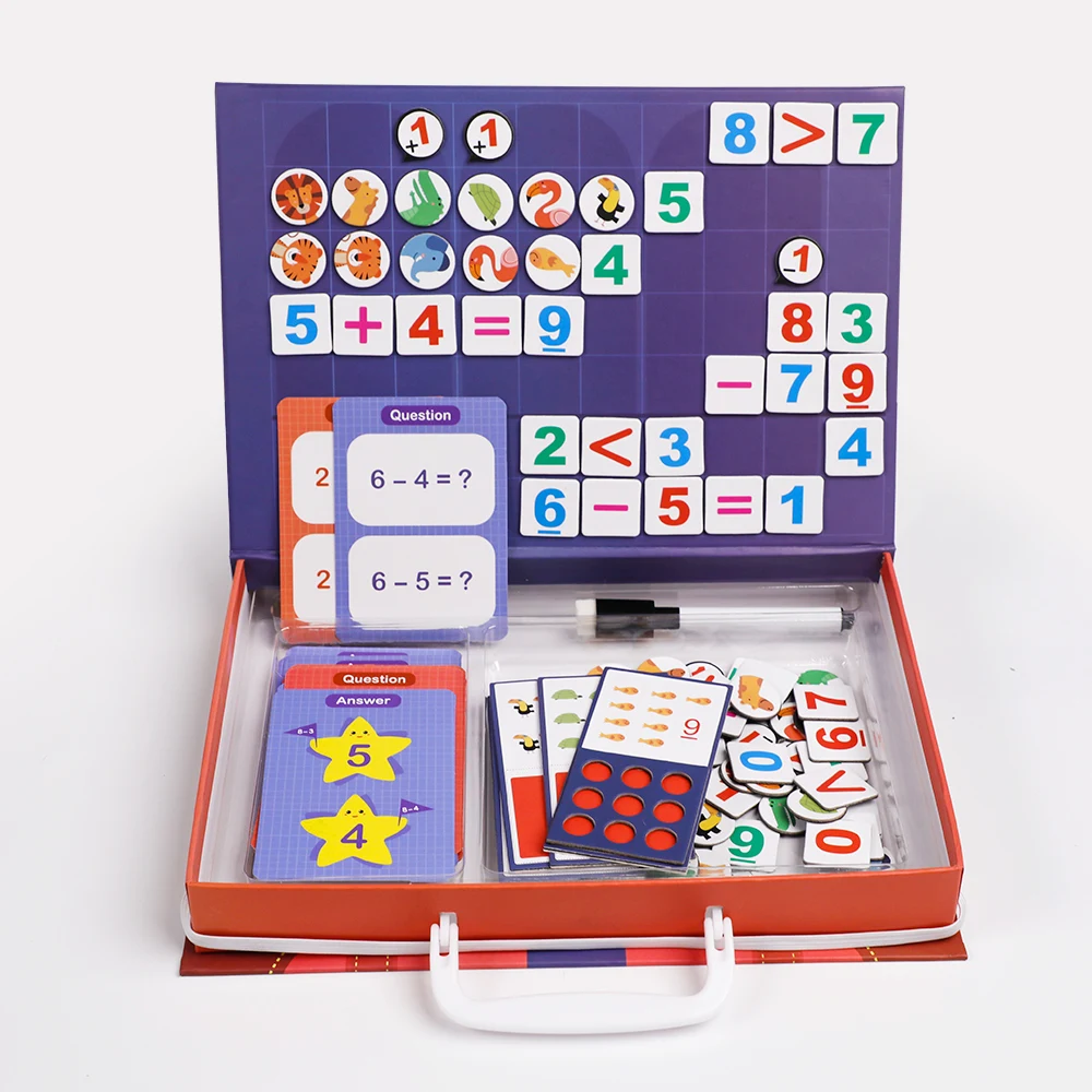 Customized Multi-function Counting Game Board Math Matching Cognition Educational Toy