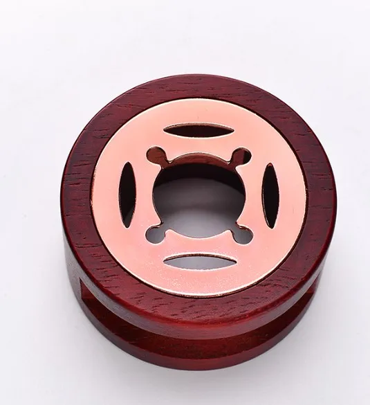 2024 Hot Sealing Wooden Metal Wax Warmer, Wax Seal Kit with Candle Furnace Melting Wax Spoon Tealight Candles