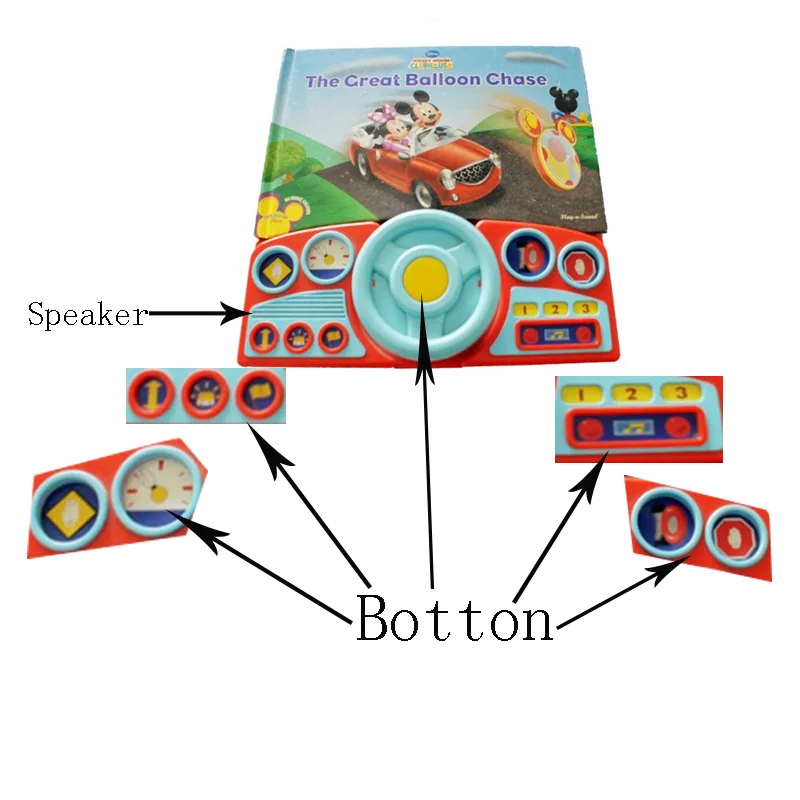 Hot Sale High Quality  Kids Printing Audio Book Educational Sound Book