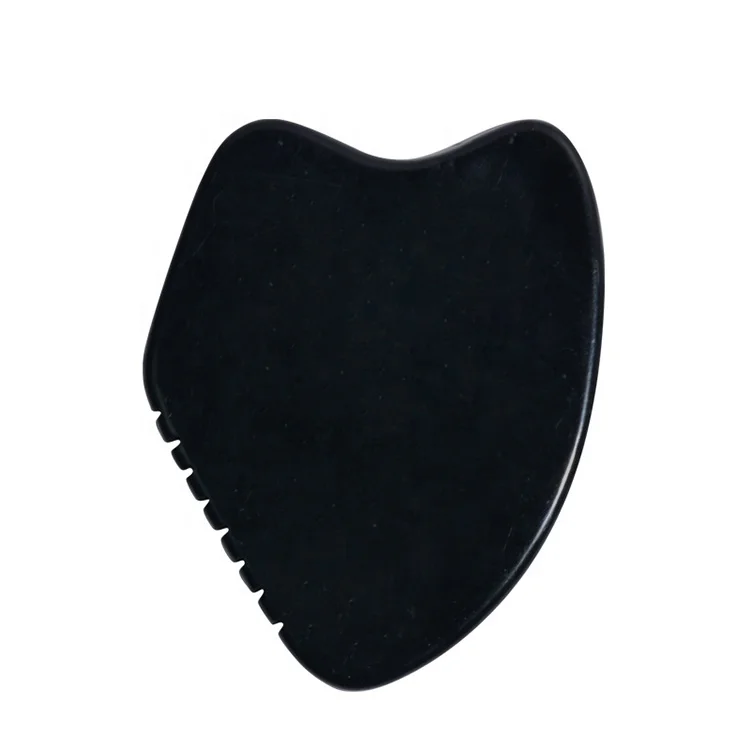 Black Guasha Masajeador Facial Skincare New Shape Obsidian Other Beauty & Personal Care Products Gua Sha Jade Tools
