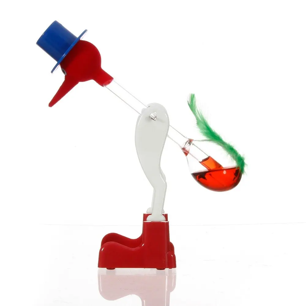 New arrival novelty home decoration glass crafts kids drinking bird educational fun toys drink water for birds