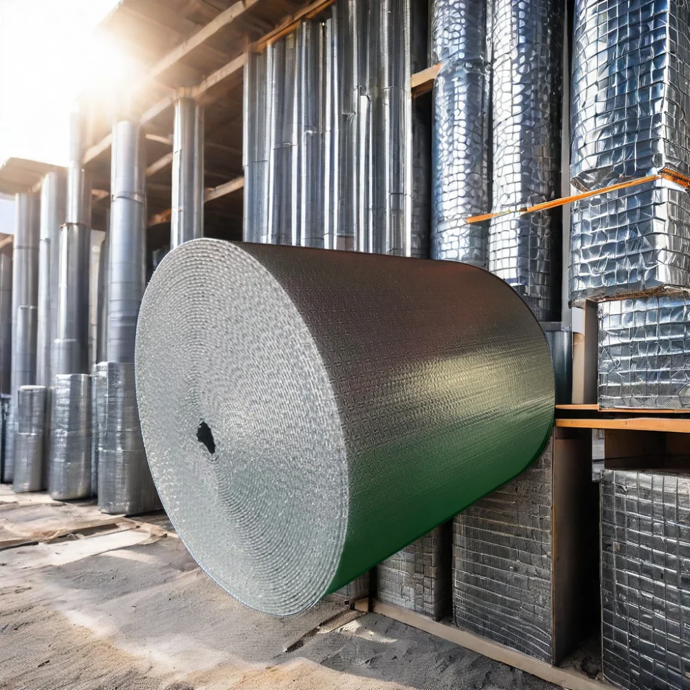 High R-Value Aluminum Foil Roofing Material Bubble Heat Insulation with Excellent Thermal Performance