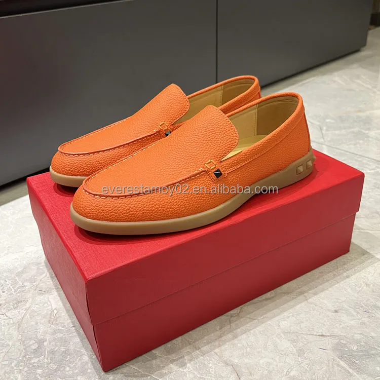 Casual Shoes Brand Men Leather Formal Red Boxing Boat Dress Shoes For Men