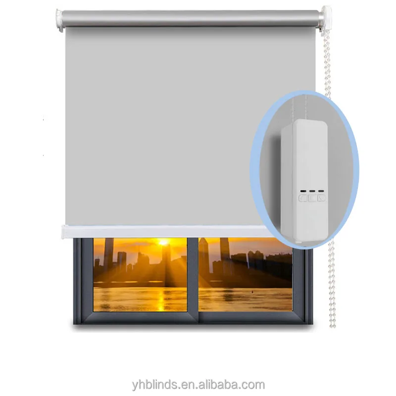 tuya alexa smart home wifi  electric vertical roller   window  blinds curtain motor with honeycomb curtain