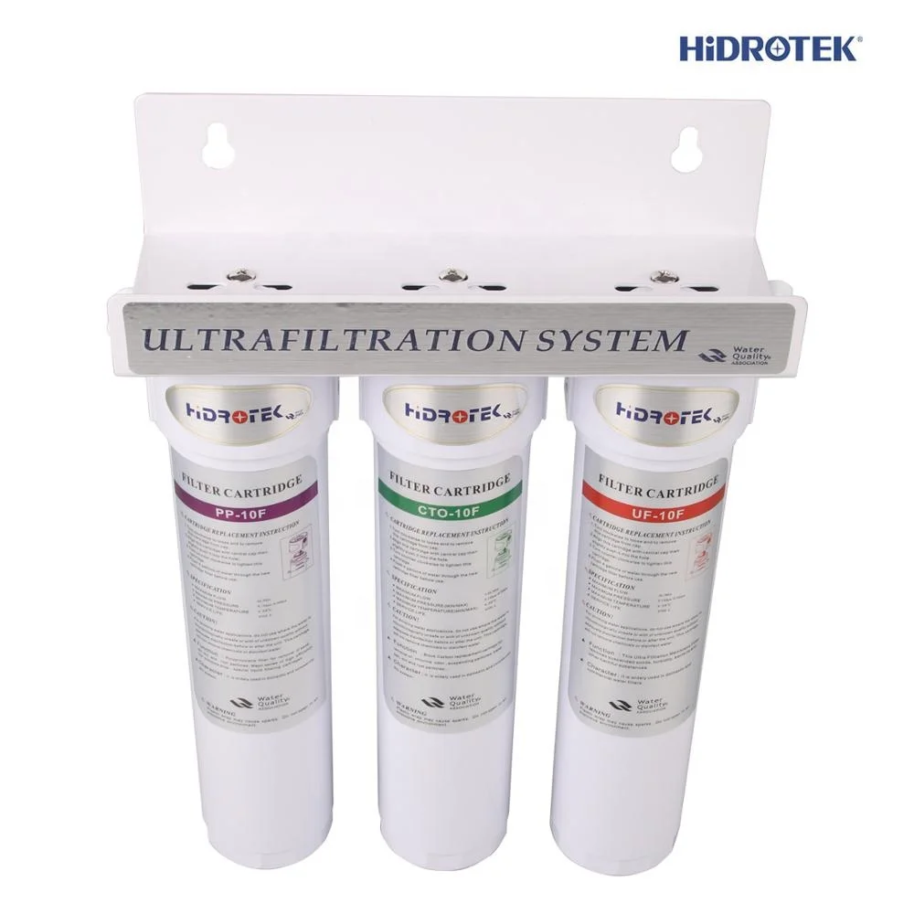 Triple  Drinking Mini Home Water Filtration system with Carbon Filter