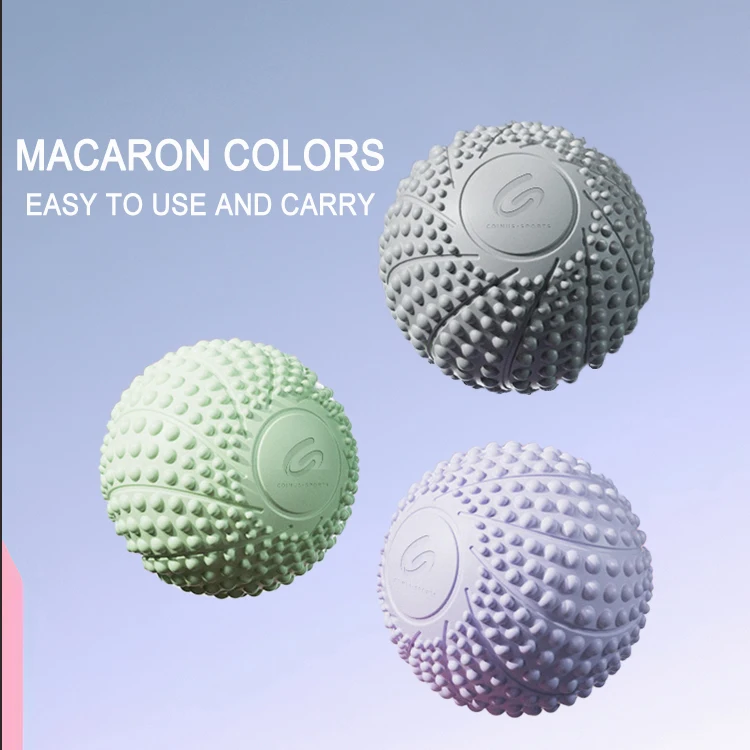 High Quality 3D Raised Dot Yoga Ball Eliminate Muscle Body Massage Palm And Feet Ball With Logo