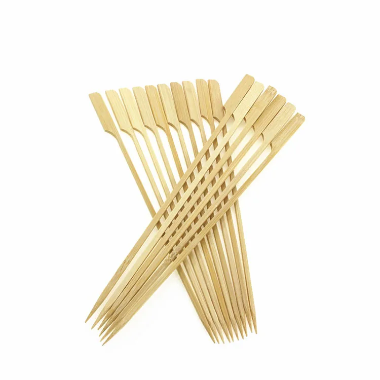 
Disposable Teppo Bbq Skewer Bamboo Stick For Barbecue Burgers 