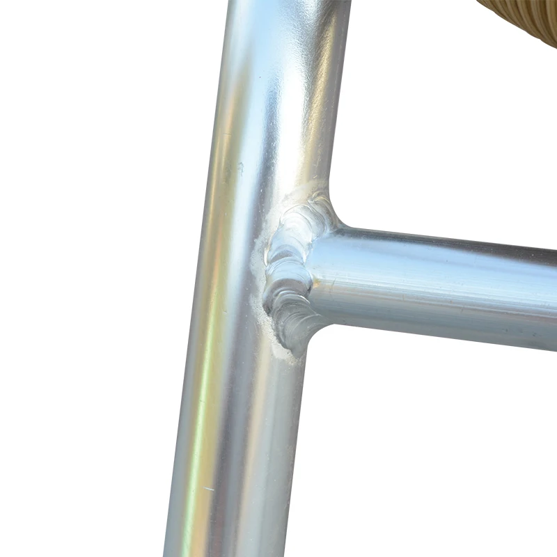 Double legs rattan wicker dining chair design approved by SGS