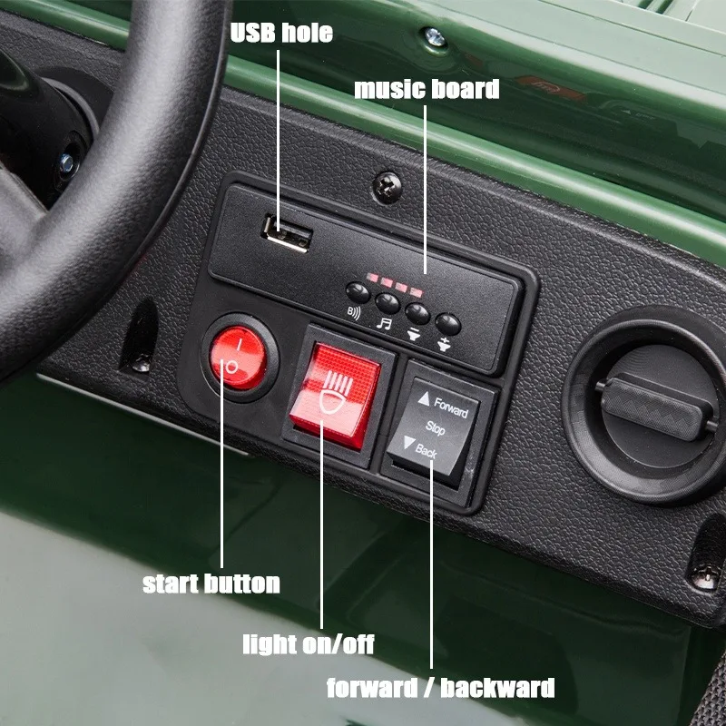 Latest cheap 4X4 12V battery powered ride on toy car for kids to drive CE EN71 ROHS 2.4Ghz remote control electric powerwheel