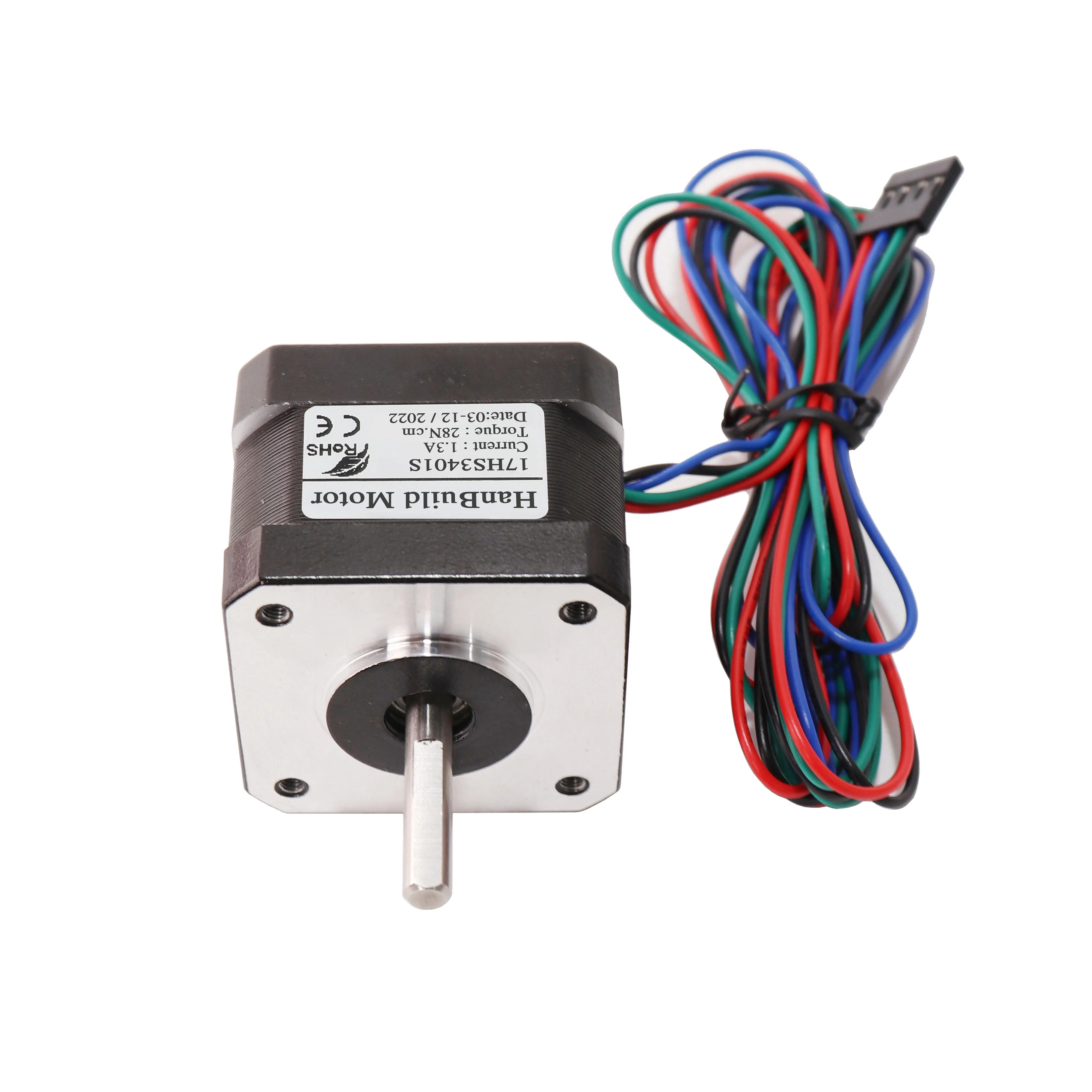 HanBuild 1.8 Degree 17HS3401S 4 Leads Nema 17 Stepper Motor 2 Phase 42BYGH34 1.3A 28N.m CNC Laser Engraving Machine 3D Printer