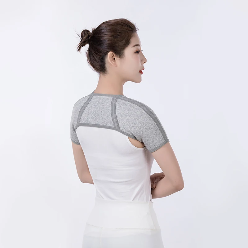 Double Shoulder Support Belt for Protector Shoulder Bamboo Charcoal Fiber Adjustable Brace Correction Band