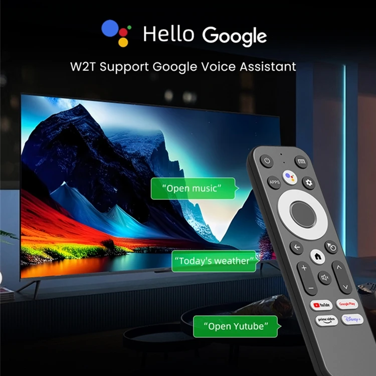 HK1 Rbox W2T Amlogic S905W2 Android 11 OS ATV UI TV Box 2G 4G RAM 16G 32G 64G ROM двойной Wi-Fi голосовой пульт дистанционного управления приставка