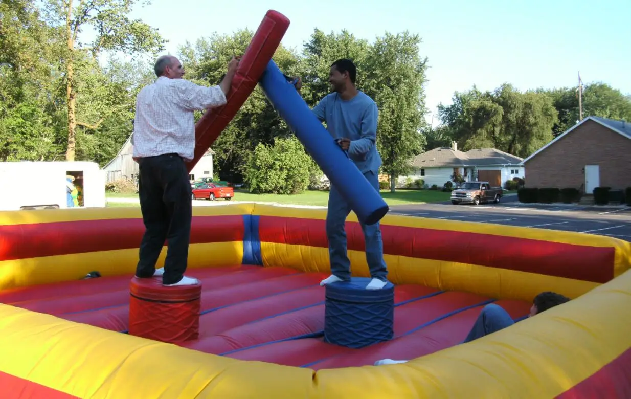 Rental Inflatable Gladiator Jousting Foam Sticks Set Inflatable Gladiator Joust Arena Challenge Games
