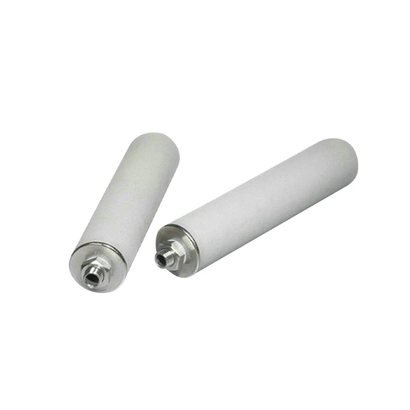 Porous sintered titanium powder filter tube