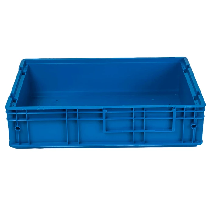 KLT6147 Stackable Plastic Turnover Crates Tote Box