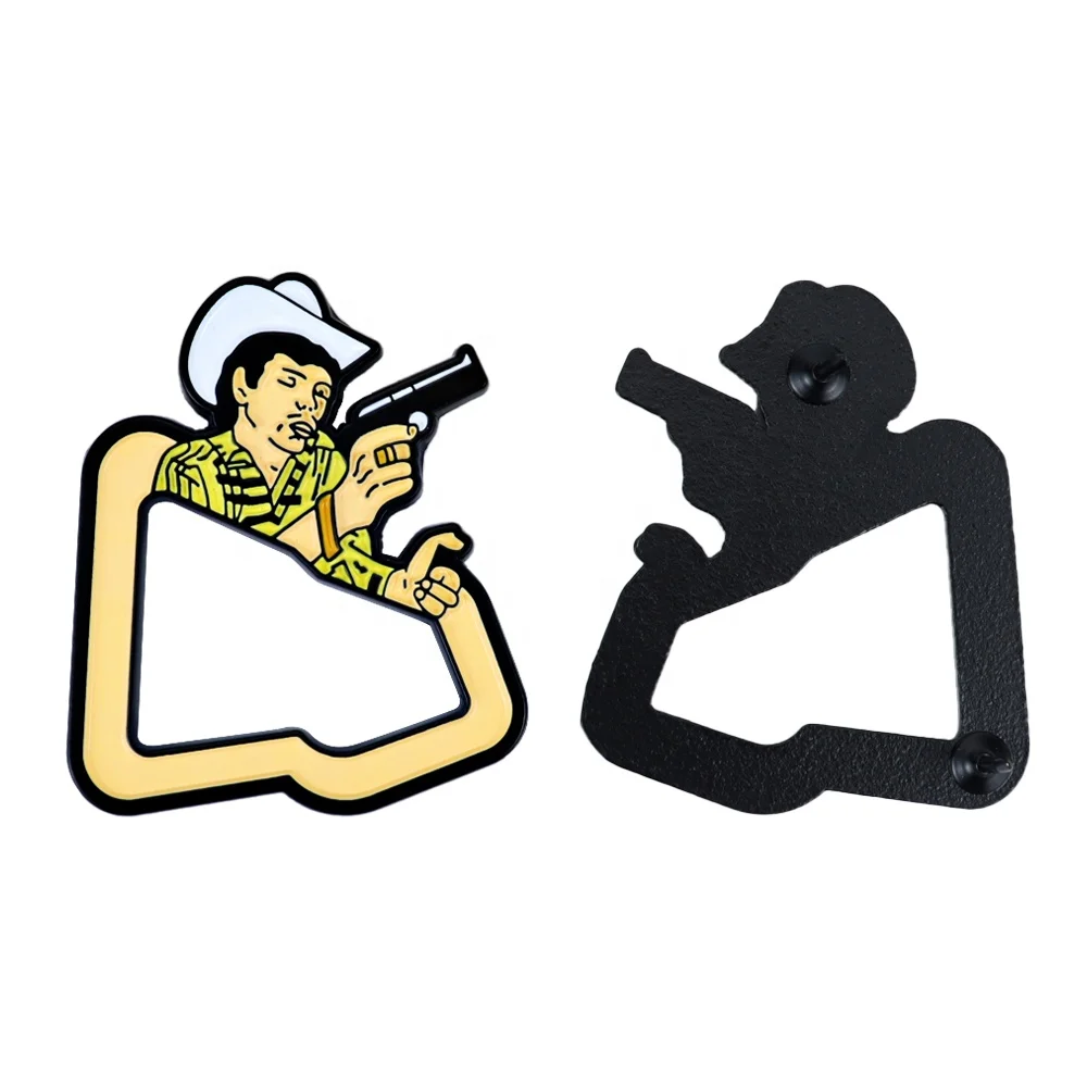 Sublimation Promotional Metalicos spear Para Gorras Pines De Sports Pins For Hat