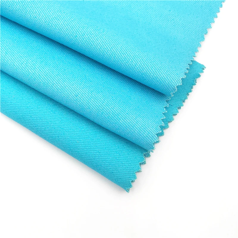 elastic cotton polyester interwoven spandex twill fabric for cloth