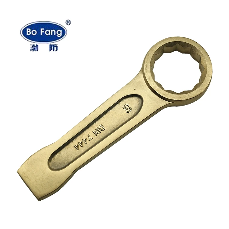 
Non-sparking Striking Box Wrench DIN7444 Customized anti-sparking ring slogging Spanner aluminum bronze striking ring wrench 