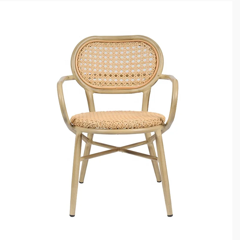 (SP-OC347) Modern design outdoor PE rattan and aluminum chair furniture for your garden or