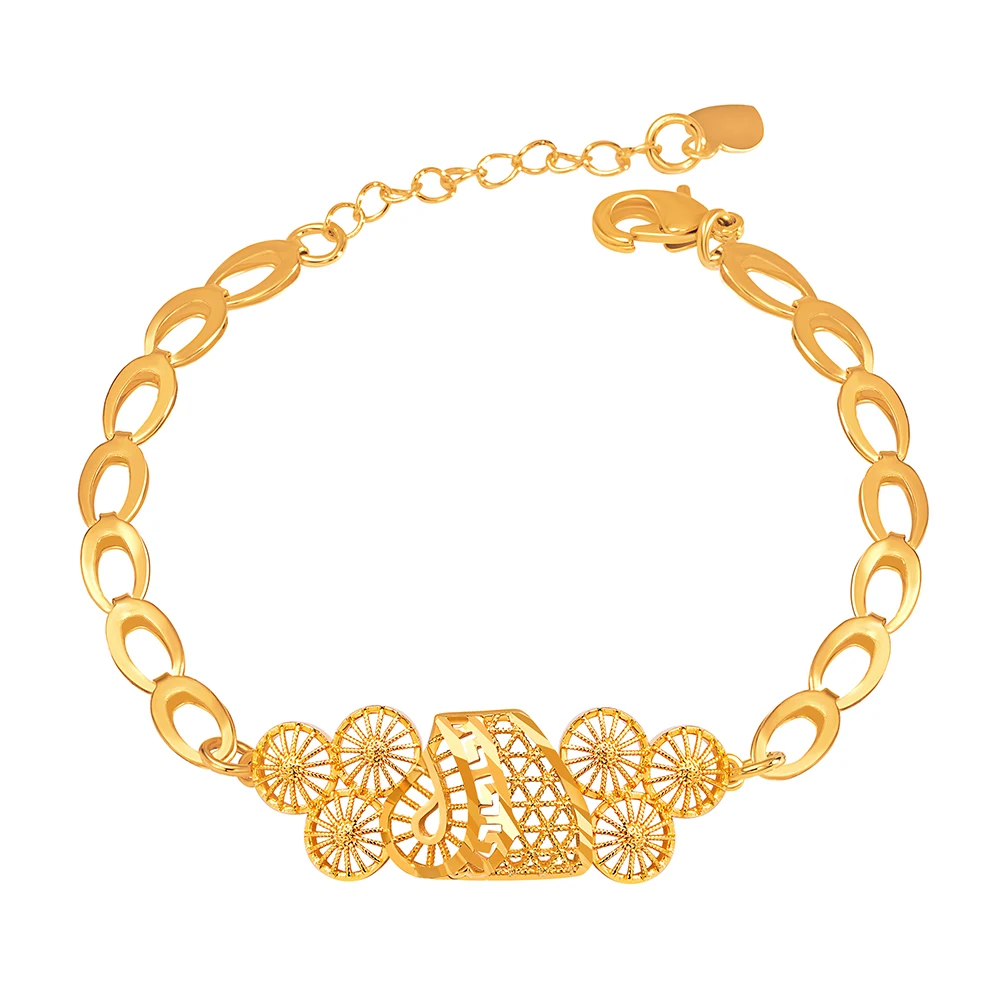 2022 luxury dubai bride wedding party champagne gold plated jewelry set