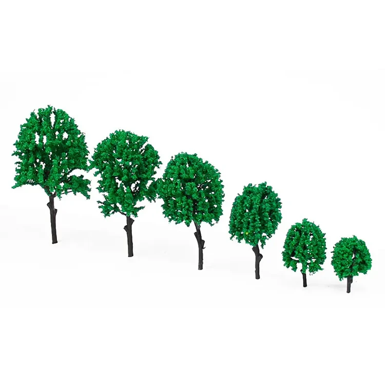 Hot Selling Simulation Prefabricated Building Sand Table Model 3d Border Tree Models