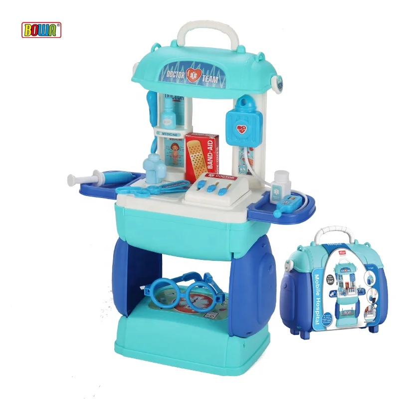 Bowa factory para ninos plastic medical tool set role playing game pretend realistic kids doctor set toy