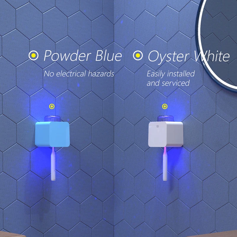 Portable UVA UVC Electric Household Sanitizer Toothbrush Holder  Toothbrush Sanitizer