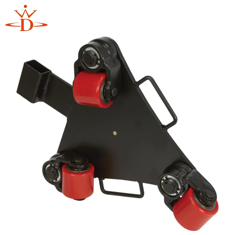 Rubber Wheel/Steel Wheel 12Ton 18Ton 360 Degree Heavy Duty Cargo Trolley/Load Moving Skate