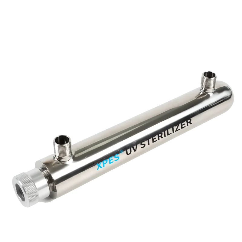 XPES T5 Portable Stainless Steel 304 Uv Light Sterilizer Uv Filter Sterilizer Water Purifier For Pool Disinfection