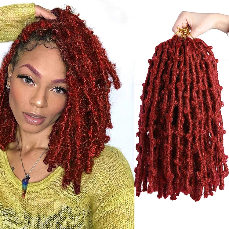  Wholesale Butterfly Locs Hair Crotchet Spring Twisted Pre Looped Goddess