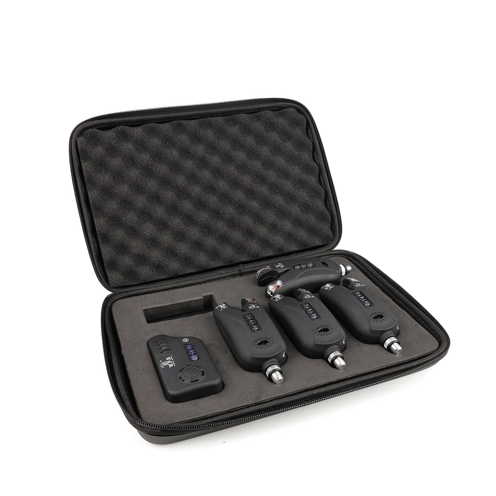 W.P.E 4+1 Carp Fishing Bite Alarm Set Alert Luminous LED Fishing Indicator Electronic European Carp Fishing Tackle Accessories