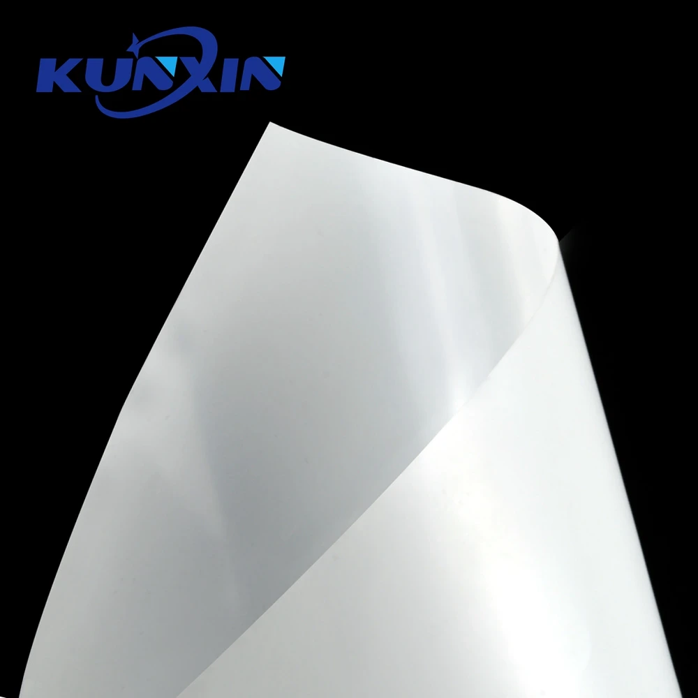 Kunxin Laser Engraving Customized Shape Led Light Optical Milky White PET Reflector Film