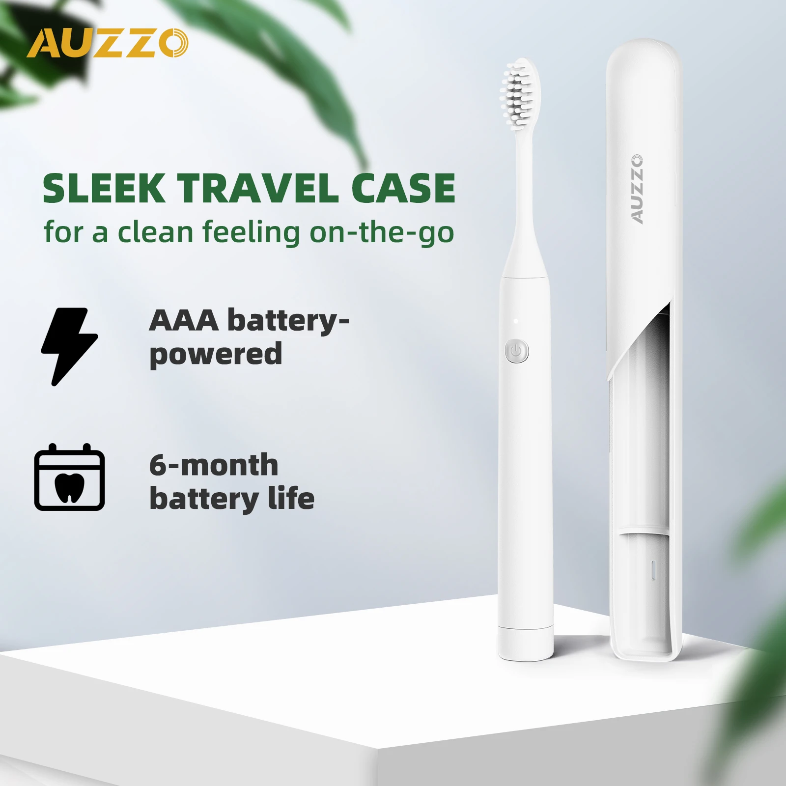 Waterproof Automatic Sonic Electric Vibrating Battery Powered Operated Smart Toothbrush Adults China Oem