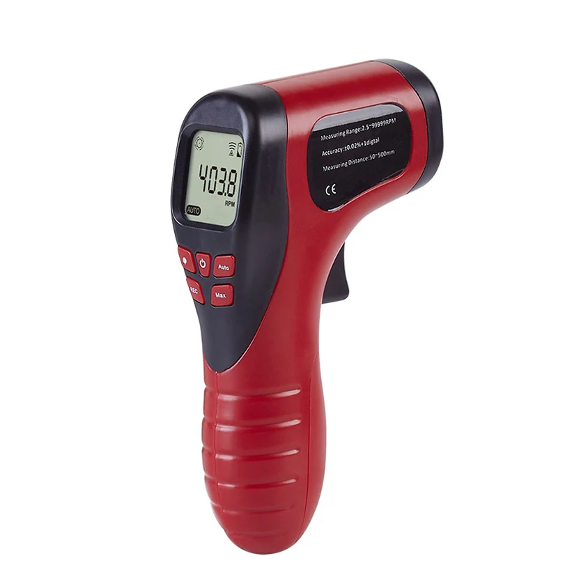 Handheld Motor Tachometer for Automatic and Manual Measurement