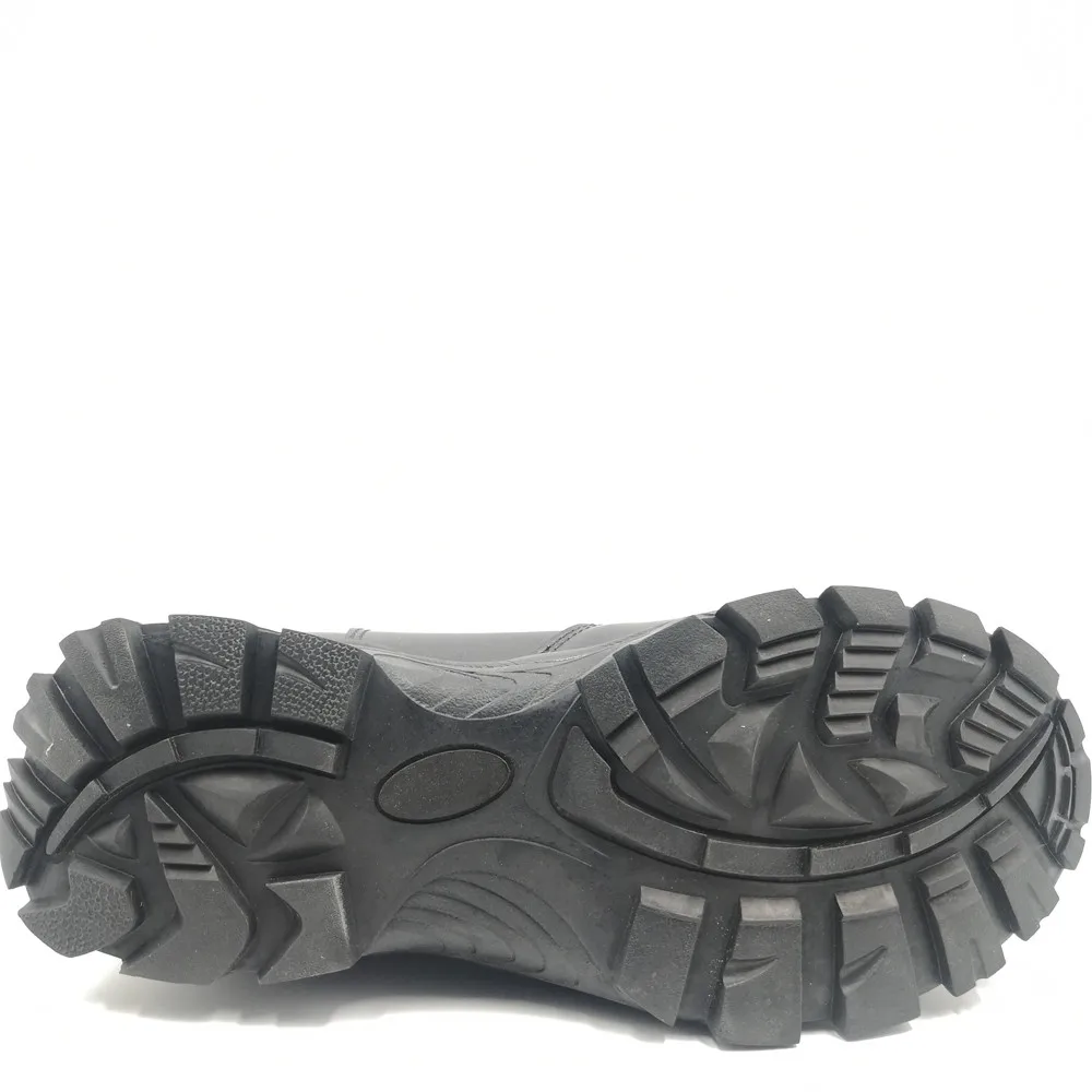 Cr Oil-Proof PU/PU Injection Outsole Work Safety Boots Essential Anti-Smashing with Reflective Strip for Night Staff HSB099