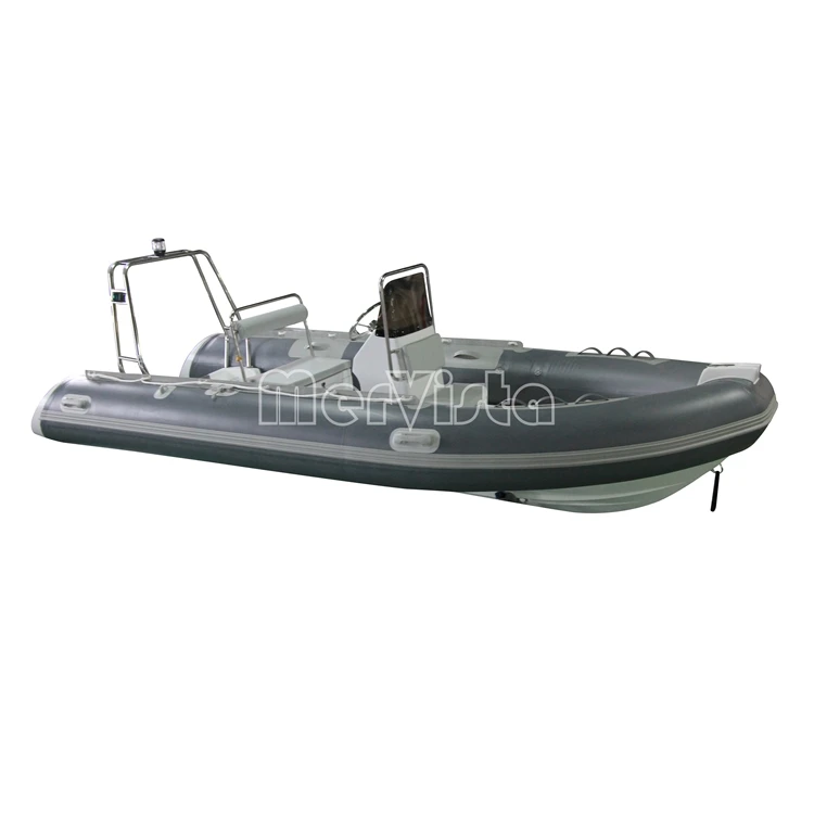 CE 17ft RIB520 Hypalon RIB Sailing High Speed Inflatable Boat With roll bar