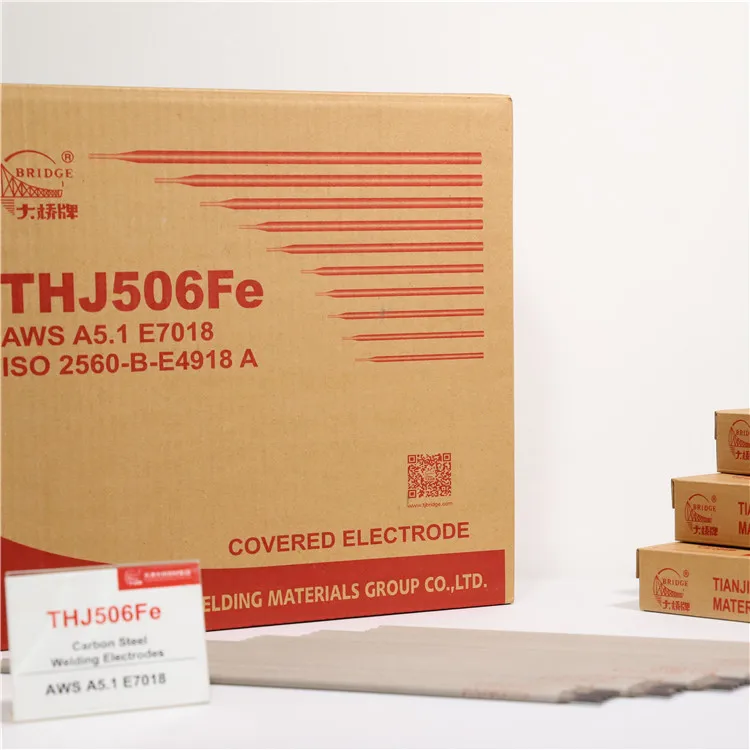 Tianjin Hot Supply Bridge Rrand Welding Electrode E7018 Price Steel Alloy
