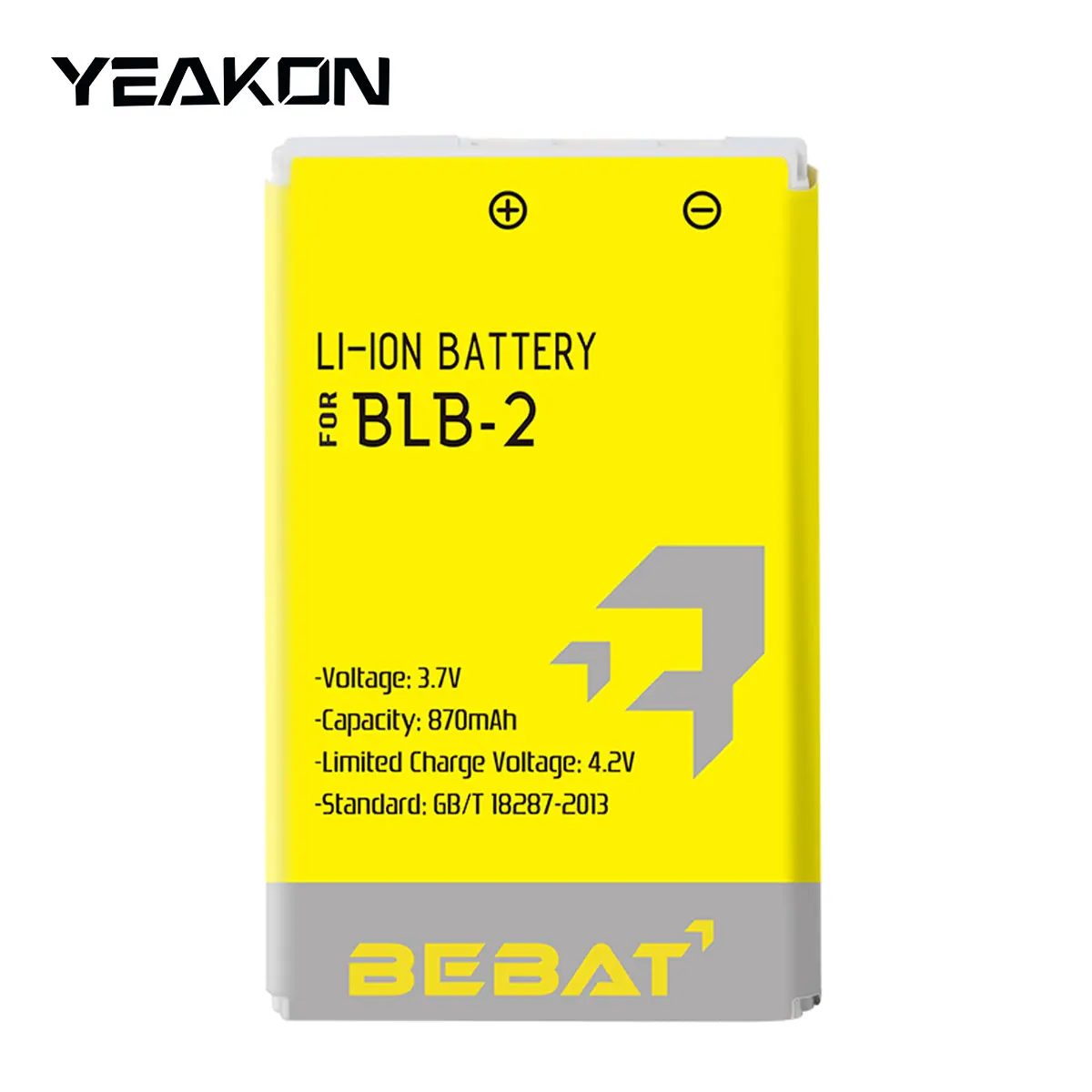 3.7V Wholesale High Quality mobile phone battery BLB-2 for Nokia 8210 8250 8850 8910 8310 870mAh battery