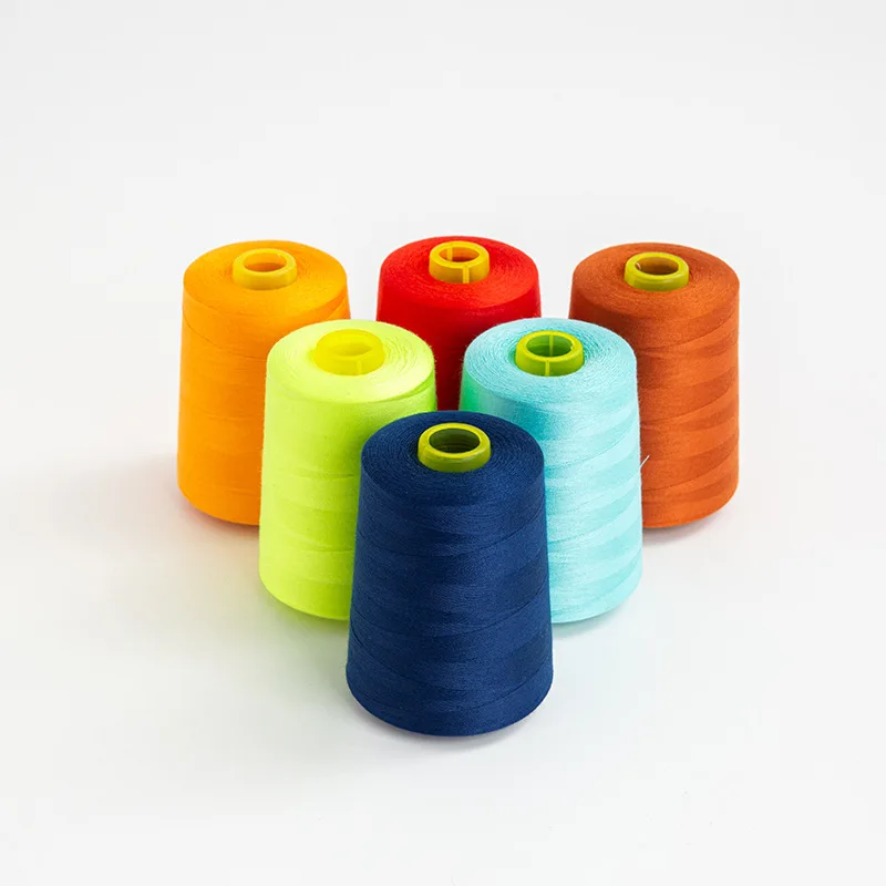 Thousand of Colors in Stock Tex27 40s/2 100% Spun Polyester Widely Used Sewing Thread for Shirts
