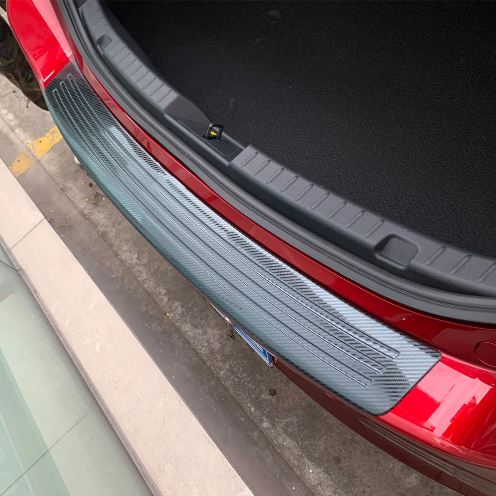 Stainless Steel Car Outside Rear Door Guard Bumper Foot Scuff Plate Protective Cover For Mazda 3 2020 Accessories