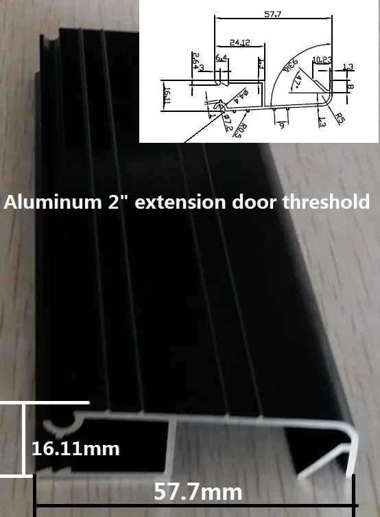 American standard exterior WPC PVC aluminum  doorsill