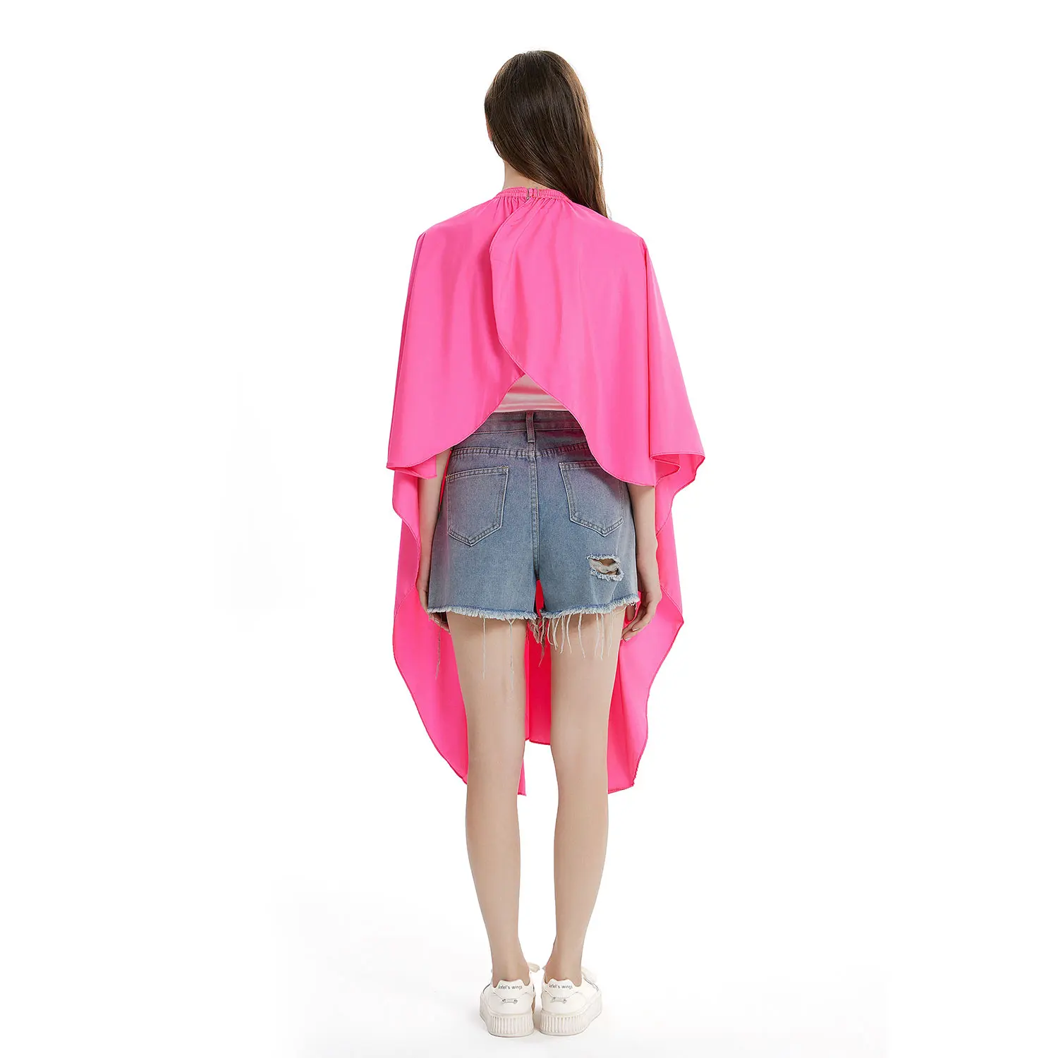 Hairdressing Designer Barber Cape Cheap Hair Cutting Salon Accessories Soft Light Weight Polyester Salon Cape Hairdressers Tools