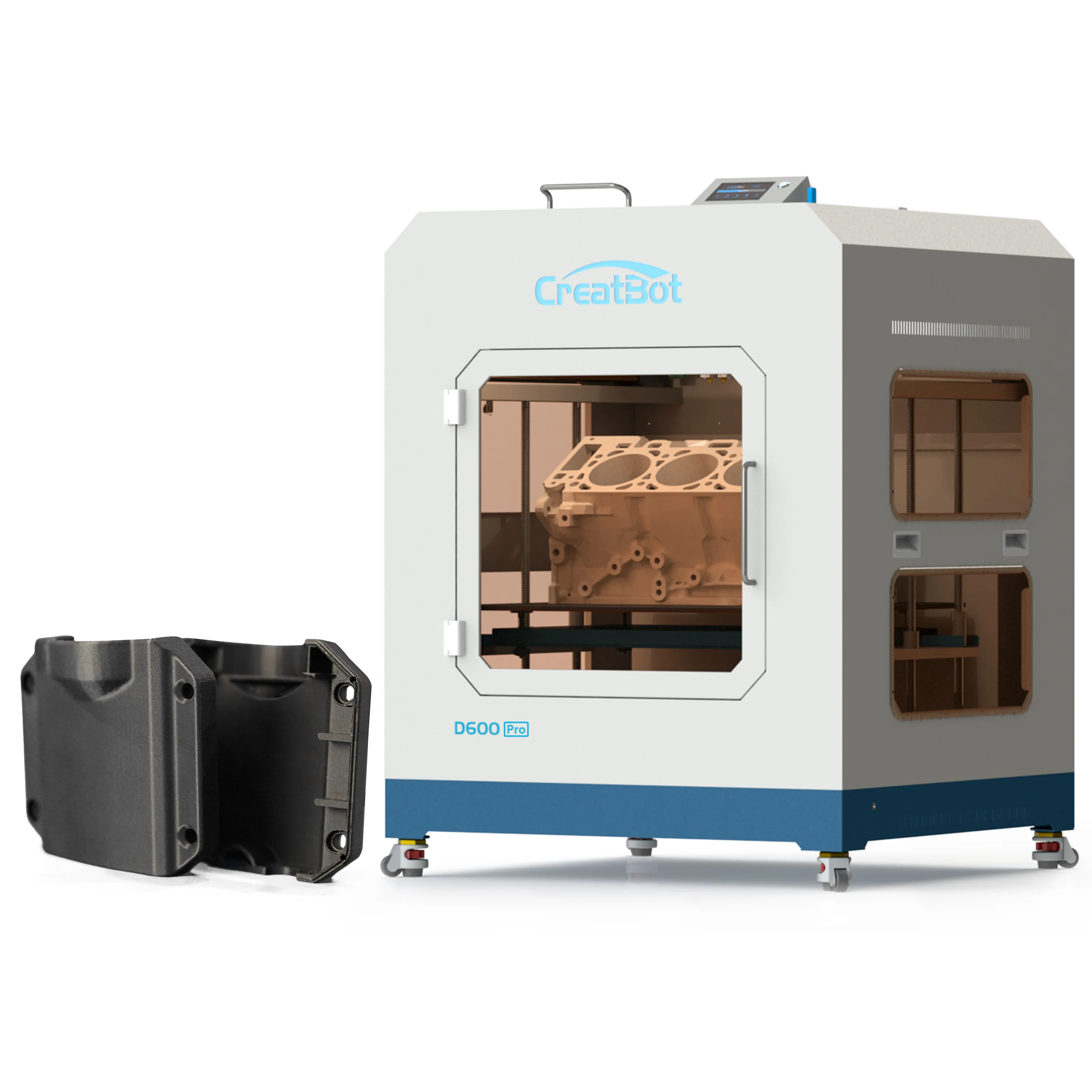 Large Scale 3D Printer CreatBot D600PRO 600*600*600mm Metal Frame Digital 3D Printer for High Precision Fast Printing Cheap Best