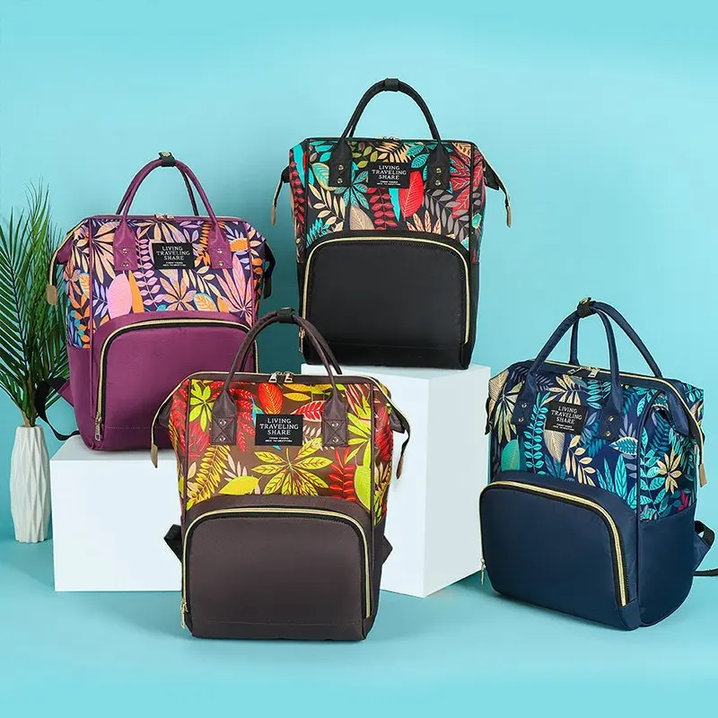 2020 оптовая продажа, водонепроницаемые вместительные детские сумки для пеленок, многофункциональные дорожные сумки для мамы, рюкзак для пеленок